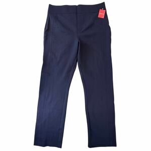 NWT SPANX Classic Navy Slim Straight Trousers Size 1X Chinos Office Career Work